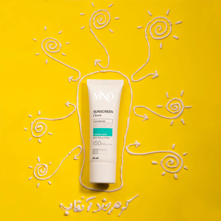 کرم ضد آفتاب با فاکتور حفاظتی 50 (SPF 50) مناسب پوست معمولی ام ان دی 40 میلیلیتر