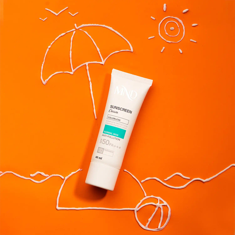 کرم ضد آفتاب با فاکتور حفاظتی 50 (SPF 50) مناسب پوست معمولی ام ان دی 40 میلیلیتر