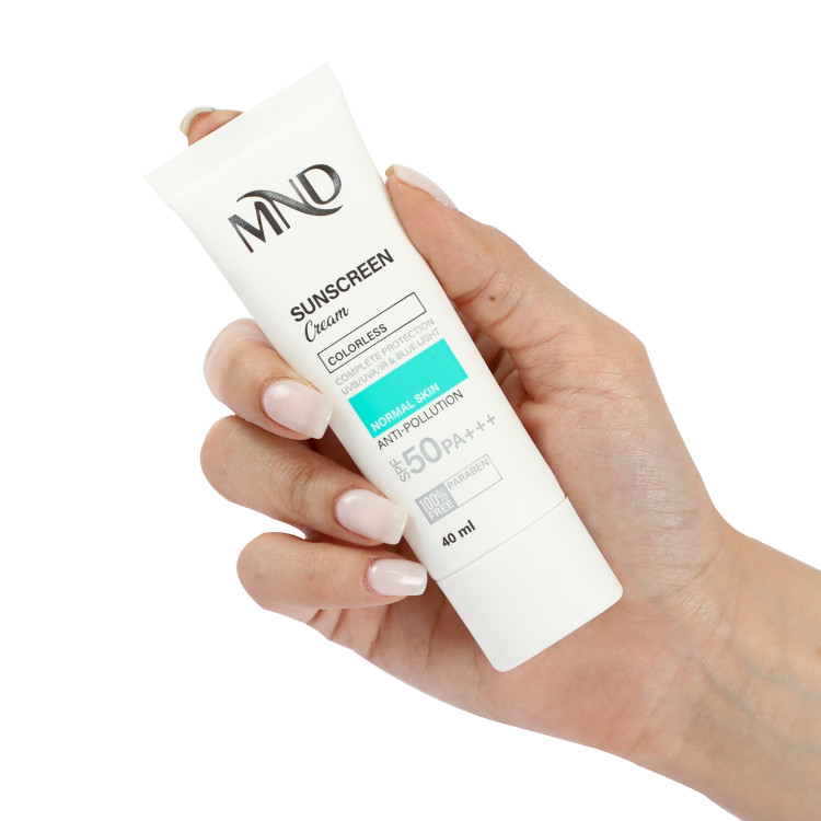 کرم ضد آفتاب با فاکتور حفاظتی 50 (SPF 50) مناسب پوست معمولی ام ان دی 40 میلیلیتر