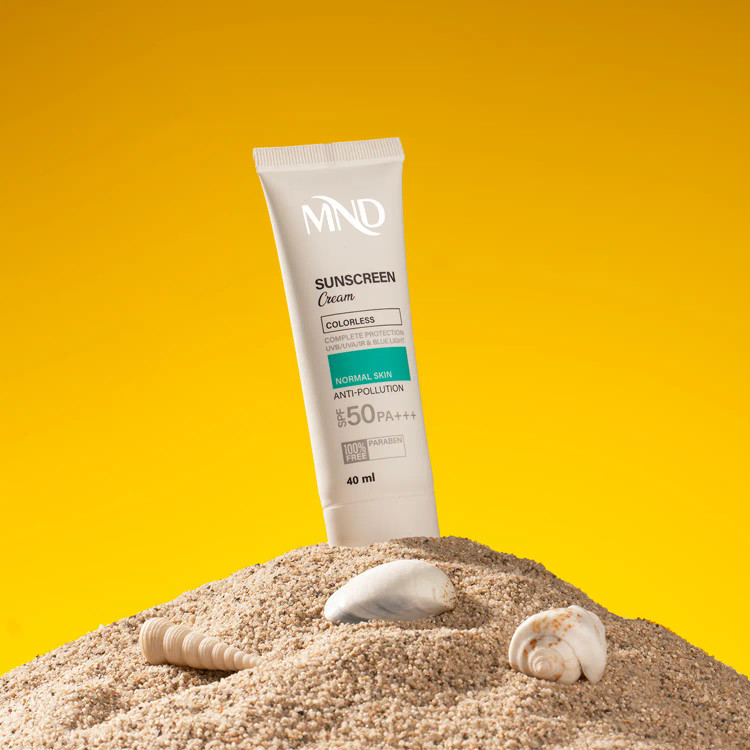 کرم ضد آفتاب با فاکتور حفاظتی 50 (SPF 50) مناسب پوست معمولی ام ان دی 40 میلیلیتر