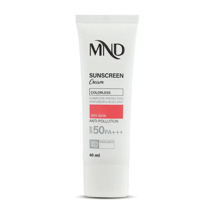 کرم ضد آفتاب با فاکتور حفاظتی 50 (SPF 50) ام ان دی مناسب پوست خشک