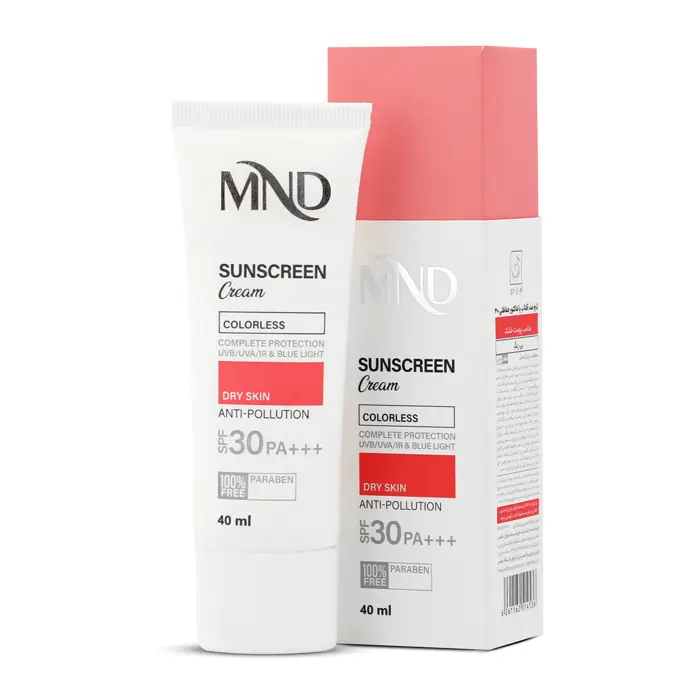 کرم ضد آفتاب با فاکتور حفاظتی 30 (SPF 30) ام ان دی مناسب پوست خشک